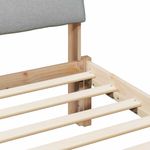 Casa si Gradina - Mobilier - Paturi si accesorii - Paturi - Cadru de pat Maro si gri deschis 90 x 200 cm Lemn masiv de pin - Infinity.ro