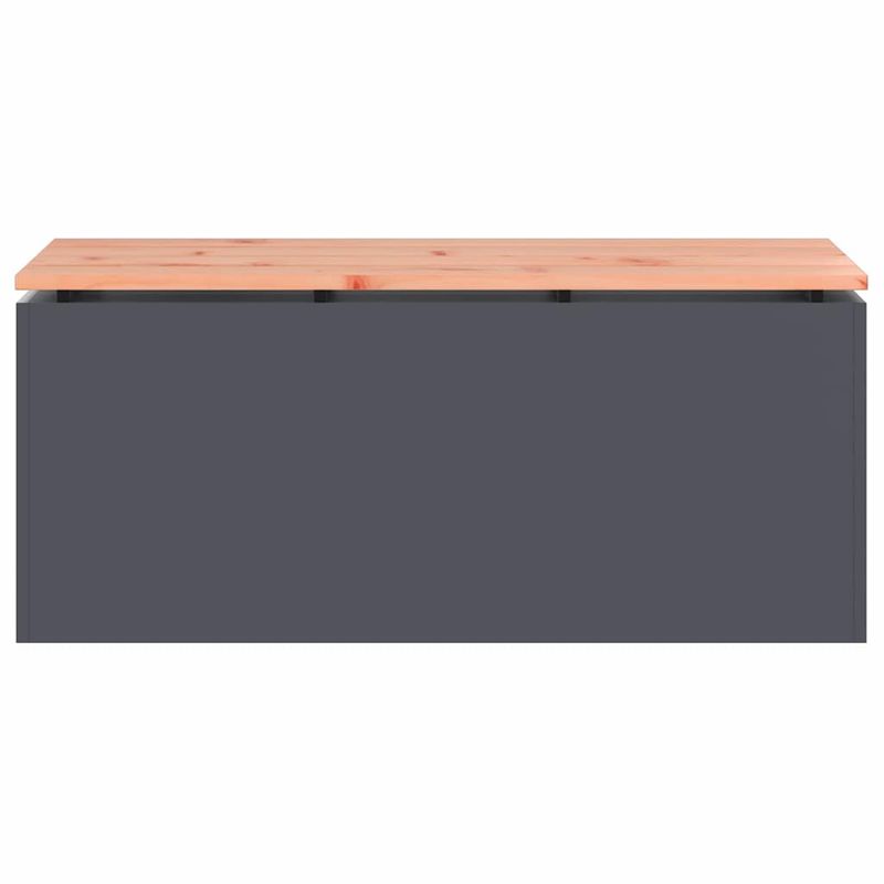 Casa si Gradina - Gradina si terasa - Mobilier exterior - Bancute de gradina - Banca de gradina Antracit 100 x 40 x 43 cm Otel - Infinity.ro