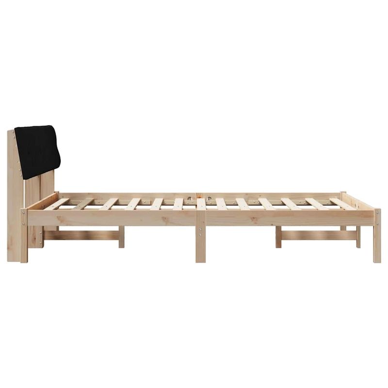 Casa si Gradina - Mobilier - Paturi si accesorii - Paturi - Cadru de pat Maro si negru 150 x 200 cm Lemn masiv de pin - Infinity.ro