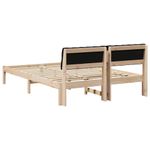 Casa si Gradina - Mobilier - Paturi si accesorii - Paturi - Cadru de pat Maro si negru 150 x 200 cm Lemn masiv de pin - Infinity.ro