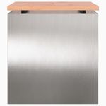 Casa si Gradina - Gradina si terasa - Mobilier exterior - Bancute de gradina - Banca de gradina Argintiu 40 x 40 x 43 cm Otel inoxidabil - Infinity.ro