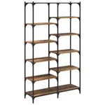 Casa si Gradina - Mobilier - Biblioteci si rafturi - Biblioteci - Raft pentru carti Lemn vechi 100 x 32 x 170 cm Lemn compozit - Infinity.ro