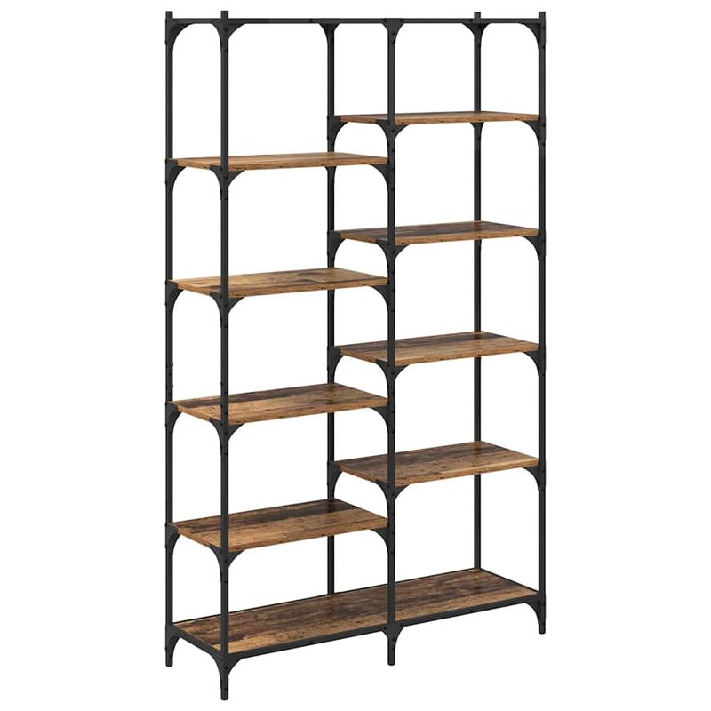 Casa si Gradina - Mobilier - Biblioteci si rafturi - Biblioteci - Raft pentru carti Lemn vechi 100 x 32 x 170 cm Lemn compozit - Infinity.ro