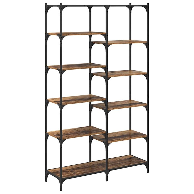 Casa si Gradina - Mobilier - Biblioteci si rafturi - Biblioteci - Raft pentru carti Lemn vechi 100 x 32 x 170 cm Lemn compozit - Infinity.ro