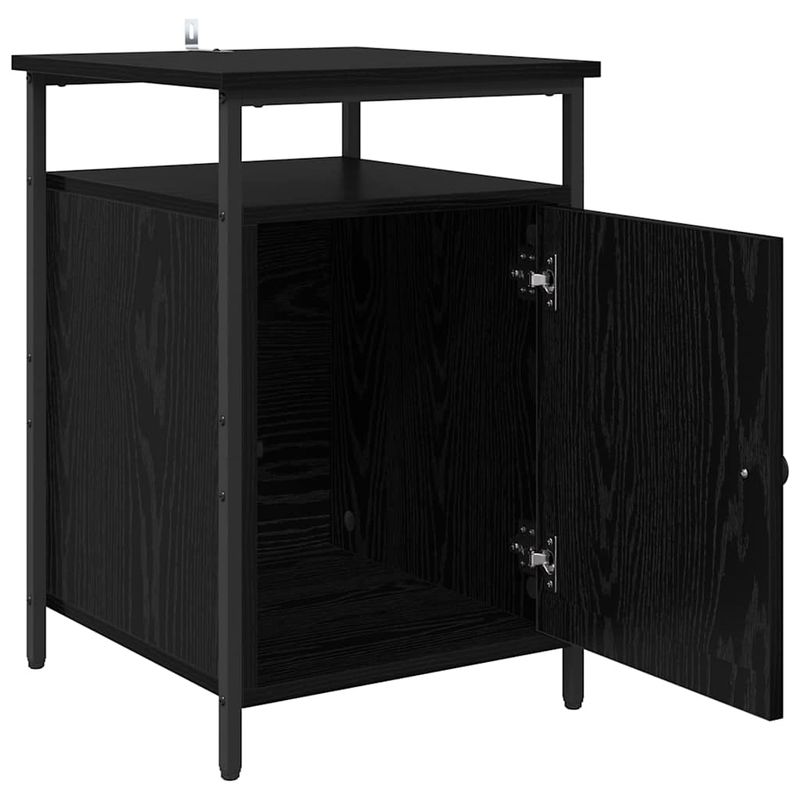 Casa si Gradina - Mobilier - Comode si corpuri - Noptiere - Noptiera 2 pcs Stejar negru 40 x 42 x 60cm Lemn compozit - Infinity.ro