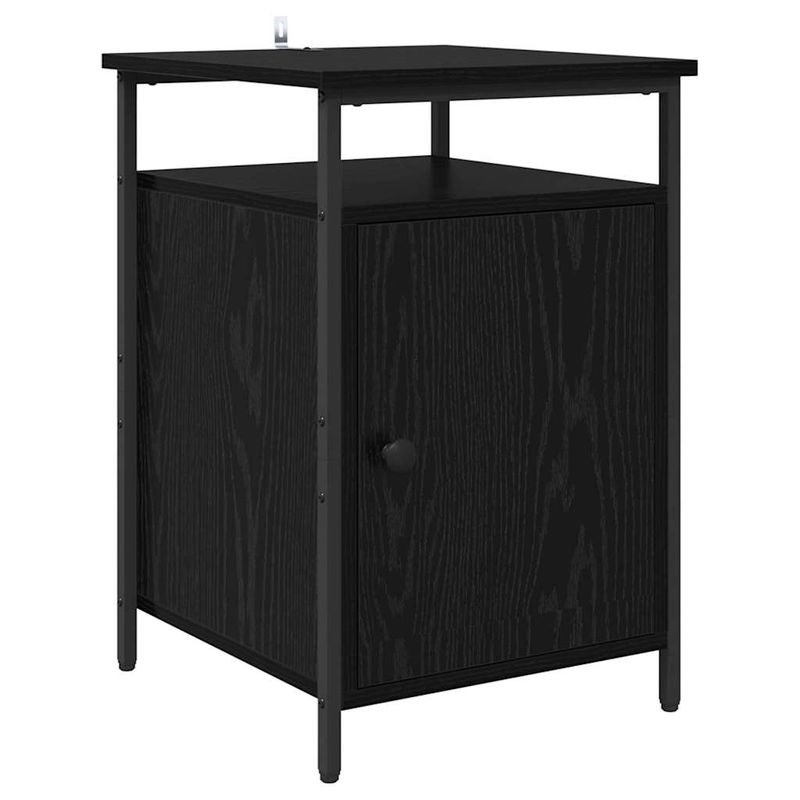 Casa si Gradina - Mobilier - Comode si corpuri - Noptiere - Noptiera 2 pcs Stejar negru 40 x 42 x 60cm Lemn compozit - Infinity.ro