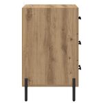 Casa si Gradina - Mobilier - Comode si corpuri - Noptiere - Noptiera stejar artizanal 40 x 40 x 66 cm Lemn compozit - Infinity.ro