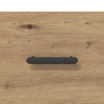 Casa si Gradina - Mobilier - Comode si corpuri - Noptiere - Noptiera stejar artizanal 40 x 40 x 66 cm Lemn compozit - Infinity.ro