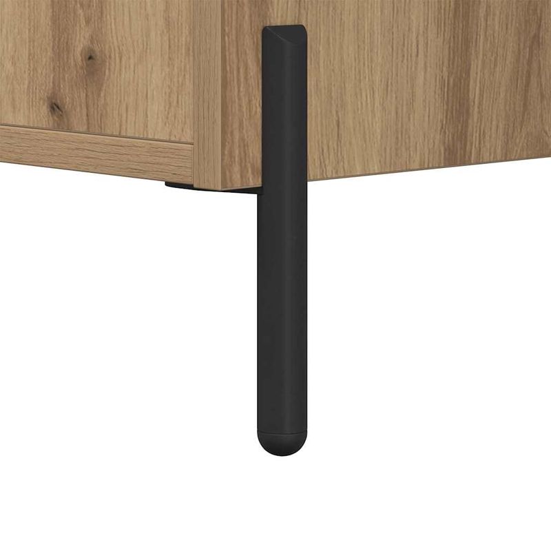 Casa si Gradina - Mobilier - Comode si corpuri - Noptiere - Noptiera stejar artizanal 40 x 40 x 66 cm Lemn compozit - Infinity.ro