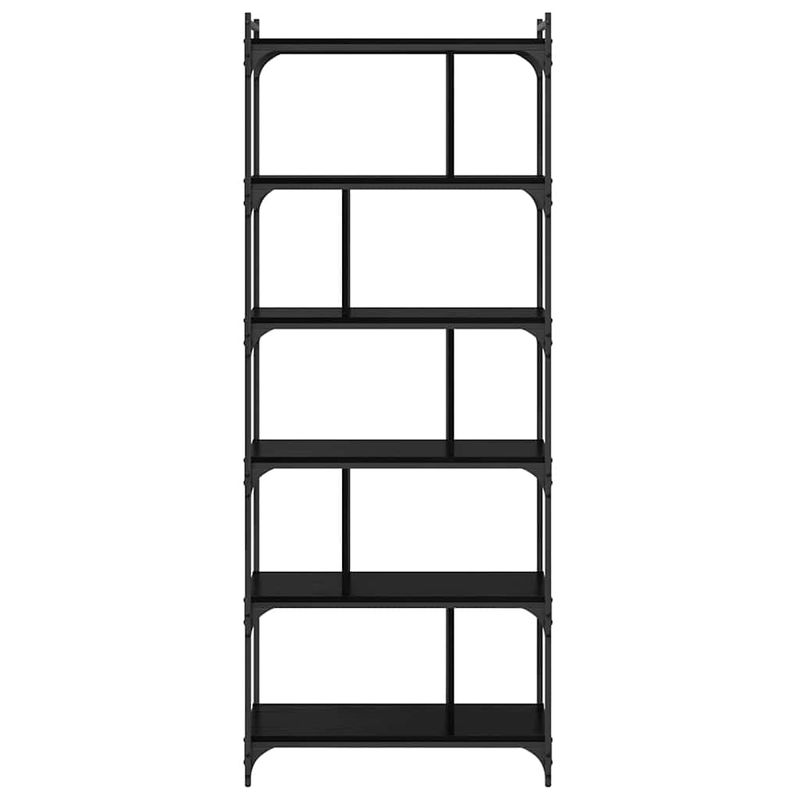 Casa si Gradina - Mobilier - Biblioteci si rafturi - Biblioteci - Biblioteca Stejar negru 76 x 32 x 192 cm Lemn compozit - Infinity.ro