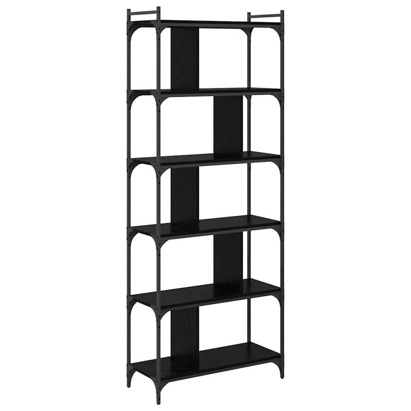 Casa si Gradina - Mobilier - Biblioteci si rafturi - Biblioteci - Biblioteca Stejar negru 76 x 32 x 192 cm Lemn compozit - Infinity.ro