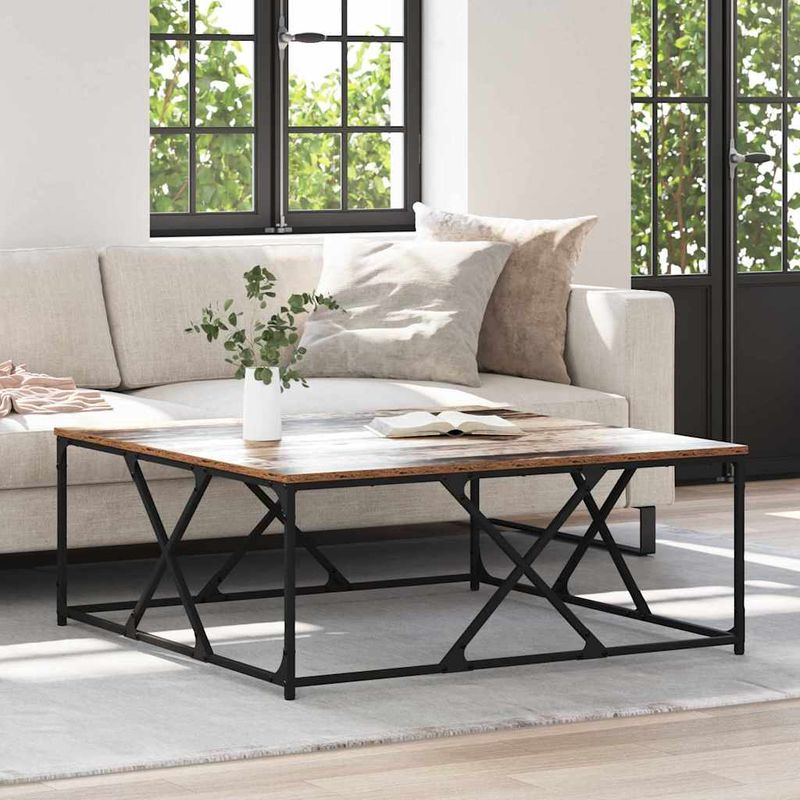 Casa si Gradina - Mobilier - Mese si birouri - Masute de cafea - Masa de cafea Lemn vechi 100 x 100 x 40 cm Lemn compozit - Infinity.ro