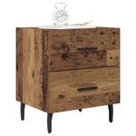 Casa si Gradina - Mobilier - Comode si corpuri - Noptiere - Noptiera cu sertar 2 pcs Lemn vechi 40 x 35 x 47.5 cm - Infinity.ro