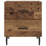 Casa si Gradina - Mobilier - Comode si corpuri - Noptiere - Noptiera cu sertar 2 pcs Lemn vechi 40 x 35 x 47.5 cm - Infinity.ro