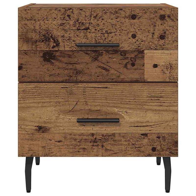 Casa si Gradina - Mobilier - Comode si corpuri - Noptiere - Noptiera cu sertar 2 pcs Lemn vechi 40 x 35 x 47.5 cm - Infinity.ro