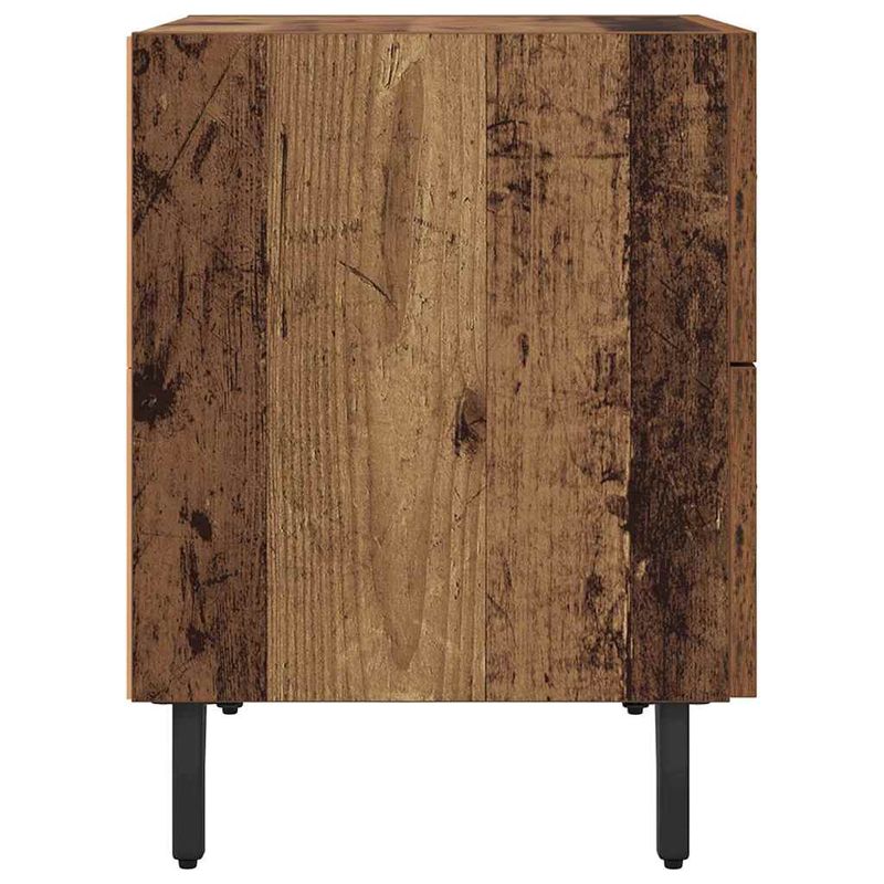 Casa si Gradina - Mobilier - Comode si corpuri - Noptiere - Noptiera cu sertar 2 pcs Lemn vechi 40 x 35 x 47.5 cm - Infinity.ro