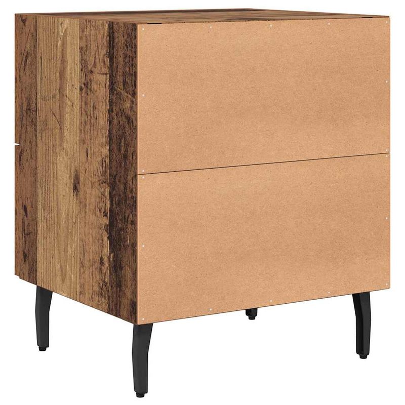 Casa si Gradina - Mobilier - Comode si corpuri - Noptiere - Noptiera cu sertar 2 pcs Lemn vechi 40 x 35 x 47.5 cm - Infinity.ro