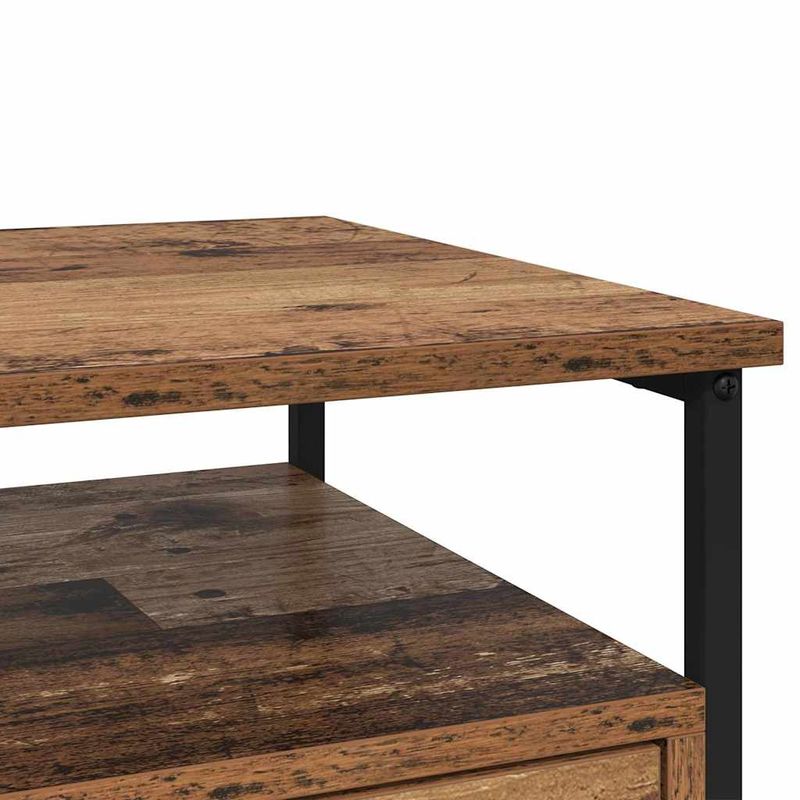 Casa si Gradina - Mobilier - Comode si corpuri - Noptiere - Noptiera Lemn vechi 40 x 42 x 55 cm Lemn compozit - Infinity.ro