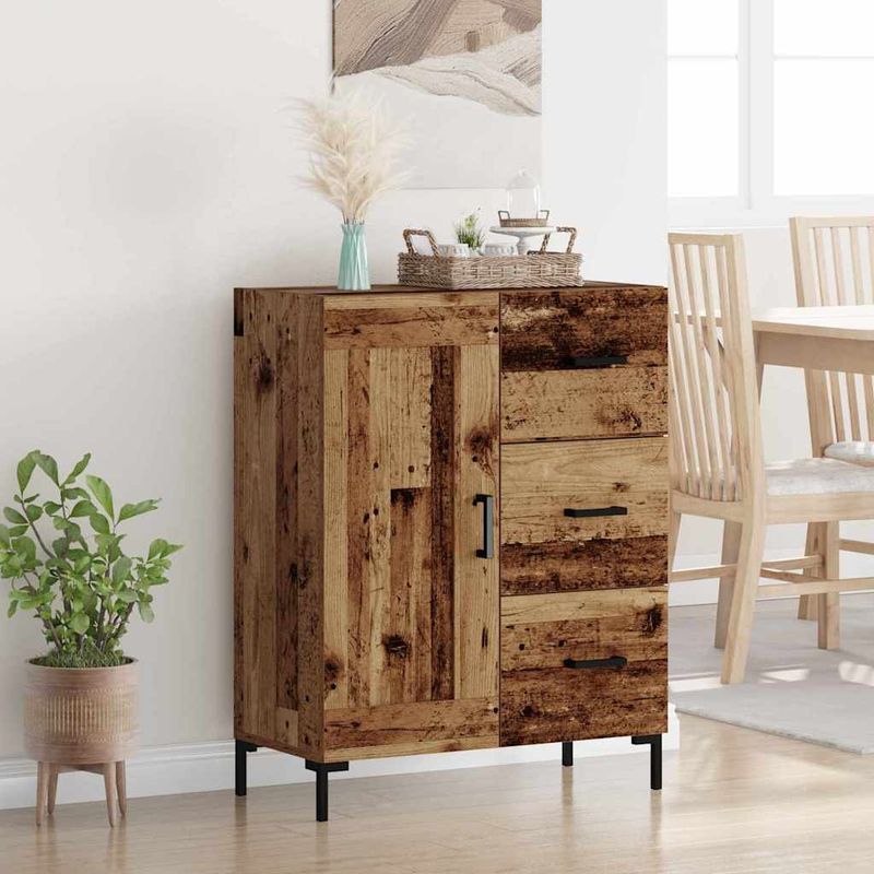 Casa si Gradina - Mobilier - Comode si corpuri - Comode - Bufet cu sertar Lemn vechi 69.5 x 34 x 90 cm Lemn compozit - Infinity.ro