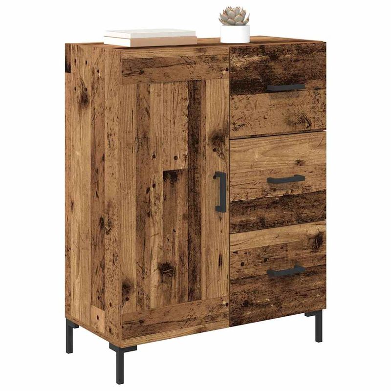 Casa si Gradina - Mobilier - Comode si corpuri - Comode - Bufet cu sertar Lemn vechi 69.5 x 34 x 90 cm Lemn compozit - Infinity.ro