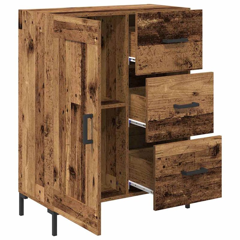 Casa si Gradina - Mobilier - Comode si corpuri - Comode - Bufet cu sertar Lemn vechi 69.5 x 34 x 90 cm Lemn compozit - Infinity.ro