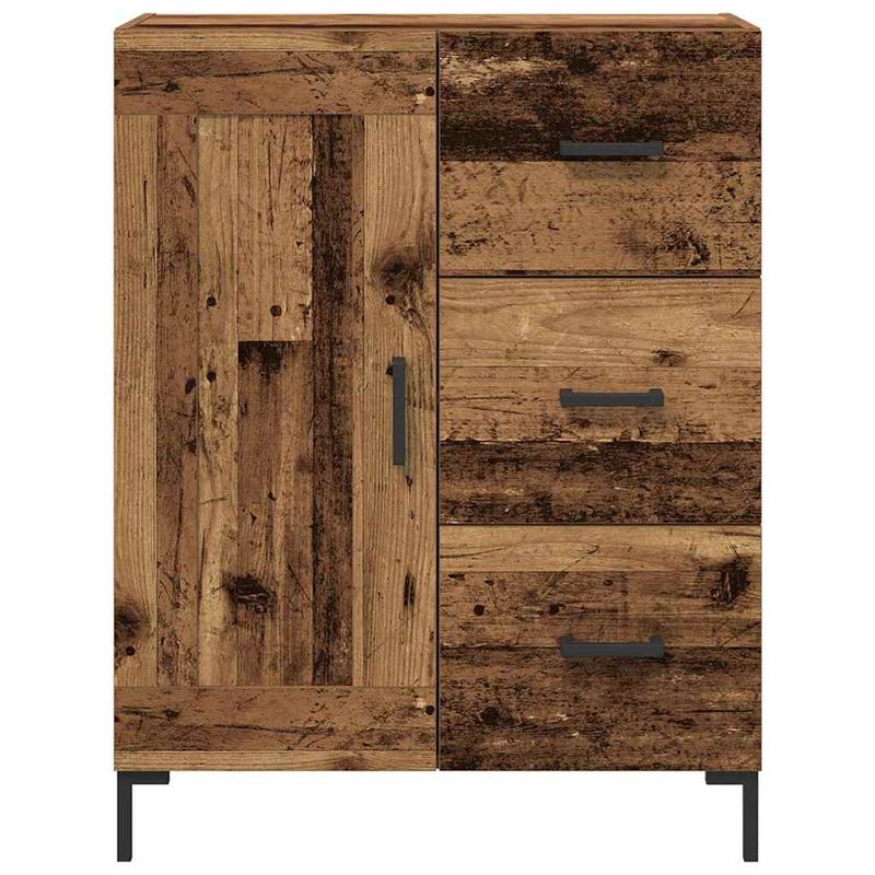 Casa si Gradina - Mobilier - Comode si corpuri - Comode - Bufet cu sertar Lemn vechi 69.5 x 34 x 90 cm Lemn compozit - Infinity.ro