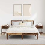 Casa si Gradina - Mobilier - Comode si corpuri - Noptiere - Noptiera 2 pcs Lemn vechi 40 x 40 x 50 cm Lemn compozit - Infinity.ro