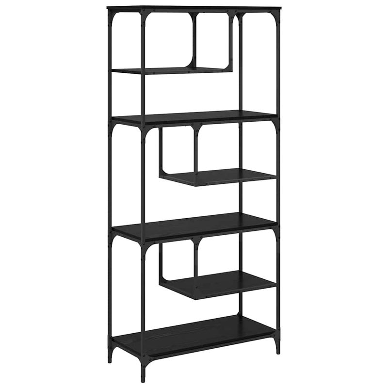 Casa si Gradina - Mobilier - Biblioteci si rafturi - Biblioteci - Biblioteca Stejar negru 81 x 36 x 176 cm Lemn compozit - Infinity.ro