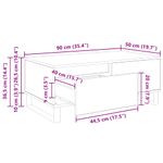 Casa si Gradina - Mobilier - Mese si birouri - Masute de cafea - Masa de cafea cu sertar Lemn vechi Lemn compozit - Infinity.ro