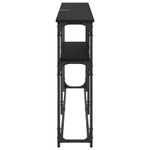 Casa si Gradina - Mobilier - Comode si corpuri - Console - MasaConsole Stejar negru 145x22.5x75cm Lemn compozit - Infinity.ro