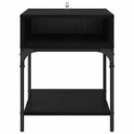 Casa si Gradina - Mobilier - Comode si corpuri - Noptiere - Noptiera Stejar negru 40 x 40 x 50 cm Lemn compozit - Infinity.ro