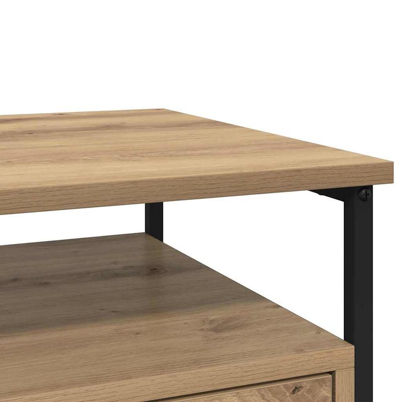 Casa si Gradina - Mobilier - Comode si corpuri - Noptiere - Noptiera stejar artizanal 40 x 42 x 55 cm Lemn compozit - Infinity.ro