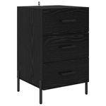 Casa si Gradina - Mobilier - Comode si corpuri - Noptiere - Noptiera Stejar negru 40 x 40 x 66 cm Lemn compozit - Infinity.ro
