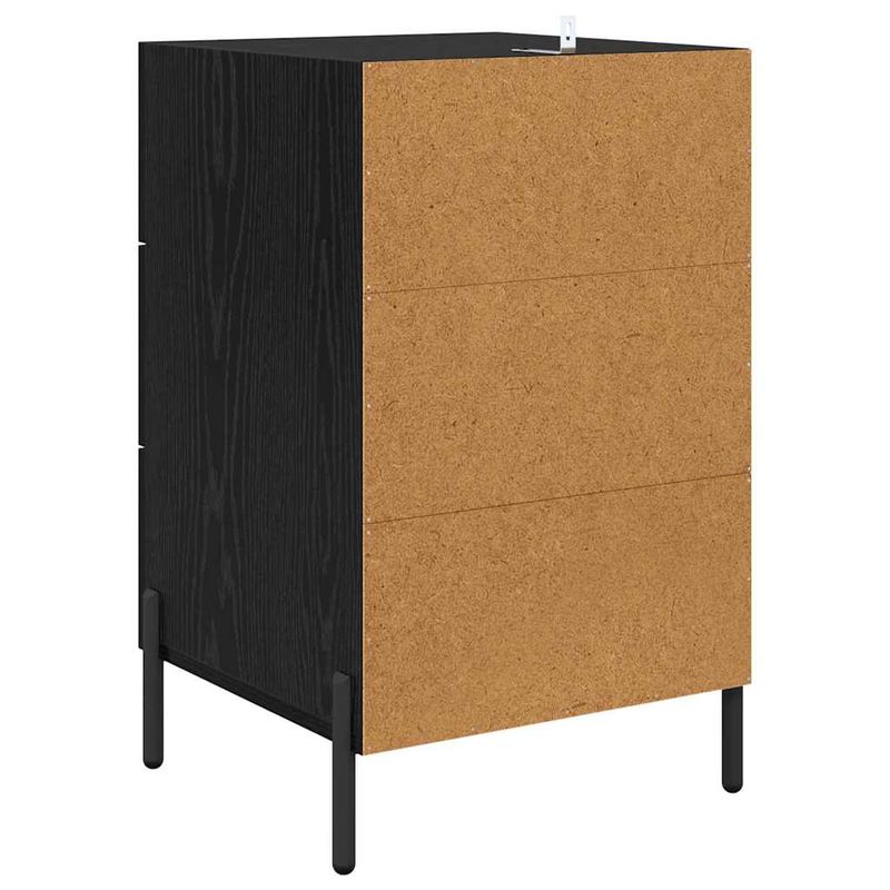 Casa si Gradina - Mobilier - Comode si corpuri - Noptiere - Noptiera Stejar negru 40 x 40 x 66 cm Lemn compozit - Infinity.ro