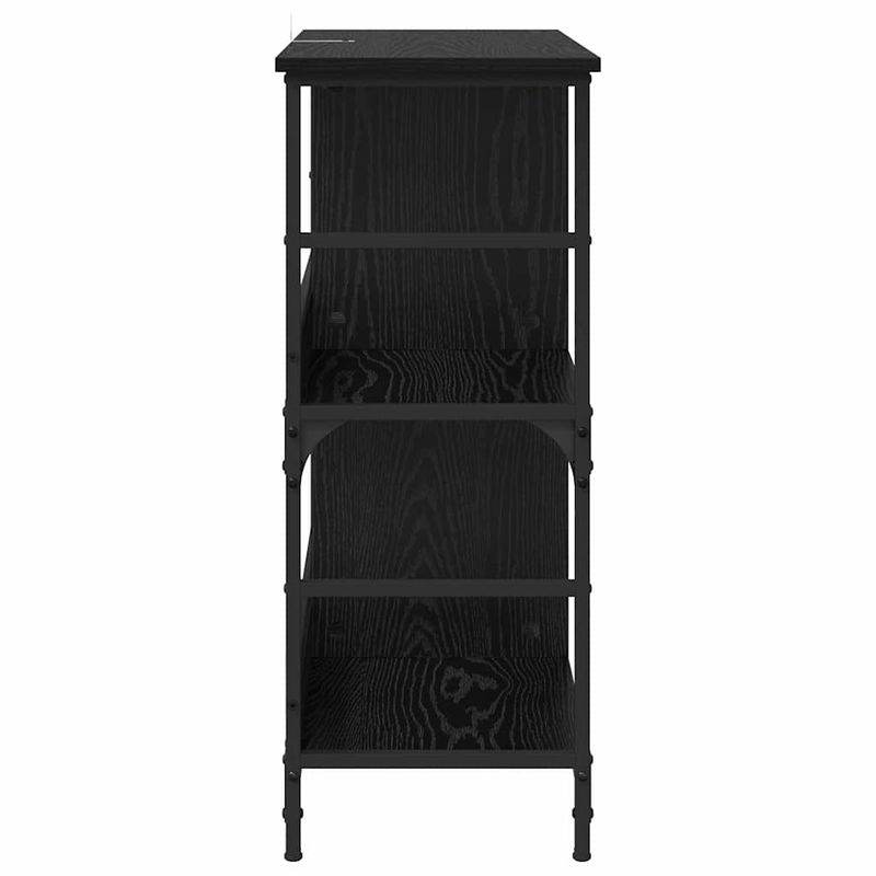 Casa si Gradina - Mobilier - Biblioteci si rafturi - Biblioteci - Raft pentru carti Stejar negru 78.5 x 33 x 82 cm Lemn compozit - Infinity.ro