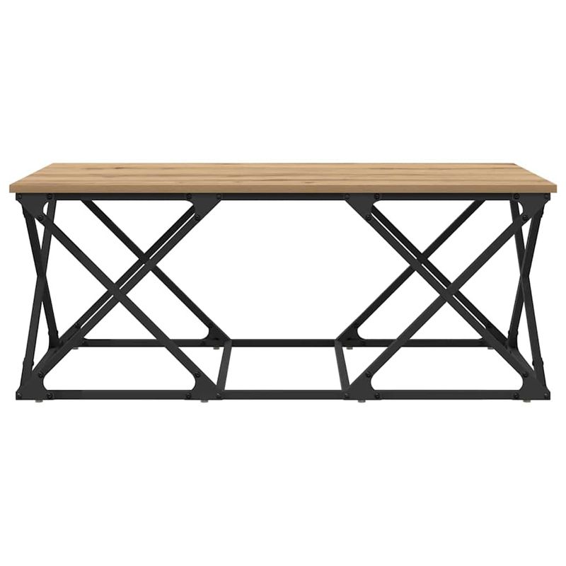 Casa si Gradina - Mobilier - Mese si birouri - Masute de cafea - Masa de cafea stejar artizanal 100 x 49 x 40 cm Lemn compozit - Infinity.ro