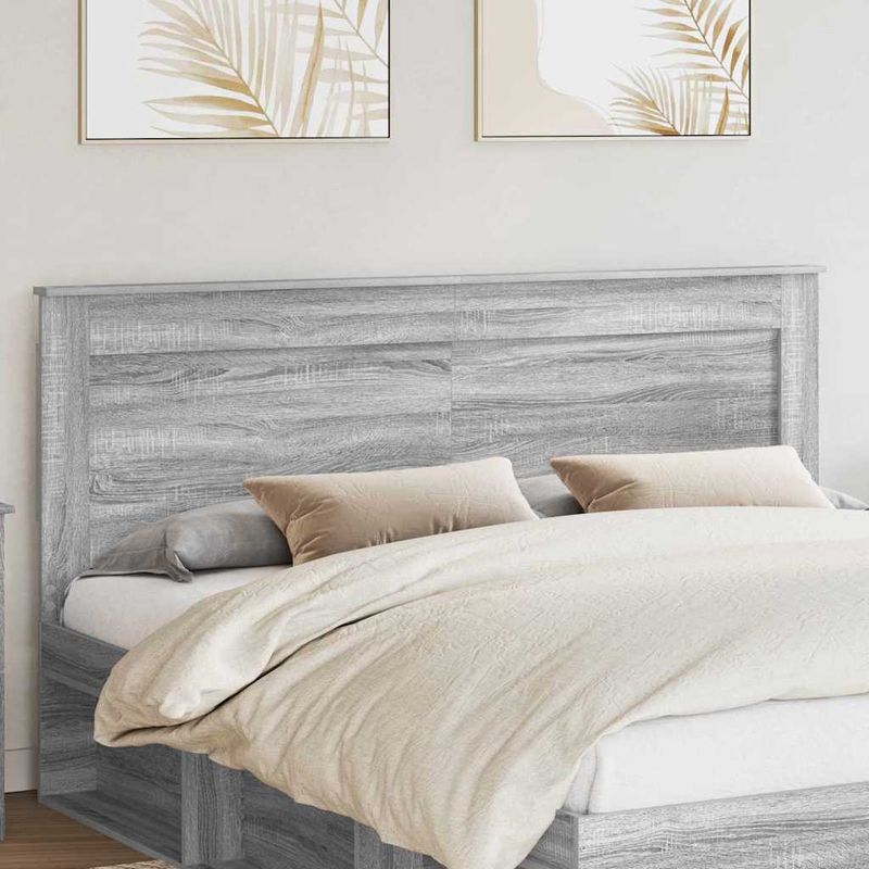Casa si Gradina - Mobilier - Paturi si accesorii - Accesorii paturi - Tablie de pat cu aripioare gri deschis 163x23x78/88 cm textil - Infinity.ro
