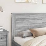 Casa si Gradina - Mobilier - Paturi si accesorii - Accesorii paturi - Tablie de pat cu aripioare gri deschis 163x23x78/88 cm textil - Infinity.ro
