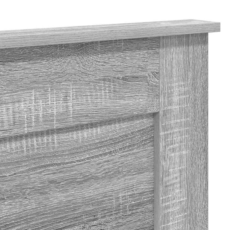 Casa si Gradina - Mobilier - Paturi si accesorii - Accesorii paturi - Tablie de pat cu aripioare gri deschis 163x23x78/88 cm textil - Infinity.ro