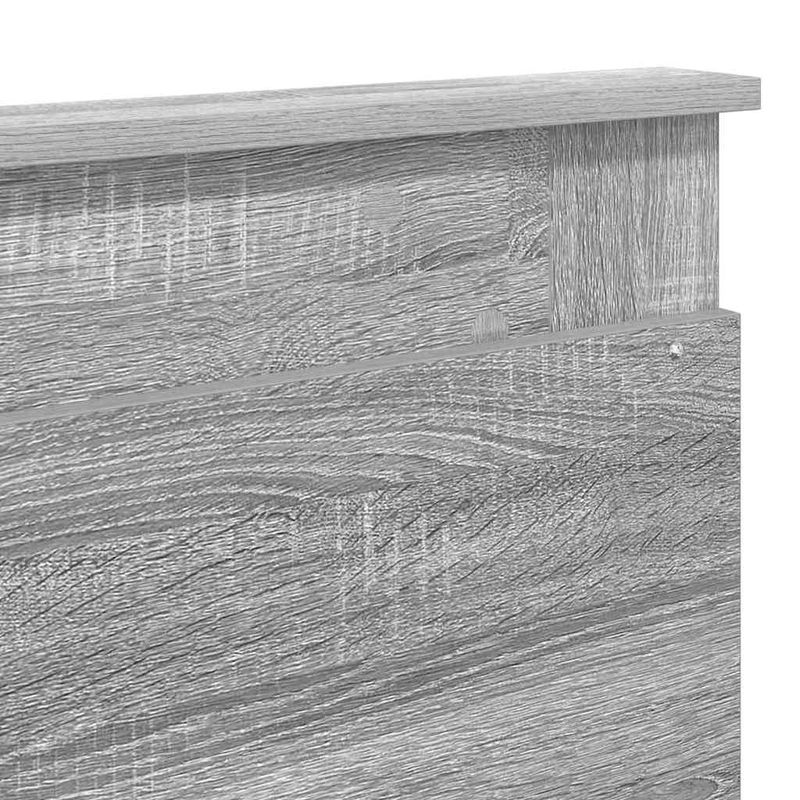 Casa si Gradina - Mobilier - Paturi si accesorii - Accesorii paturi - Tablie de pat cu aripioare gri deschis 163x23x78/88 cm textil - Infinity.ro