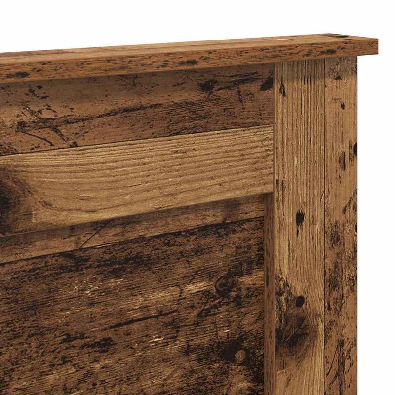 Casa si Gradina - Mobilier - Paturi si accesorii - Accesorii paturi - Tablie de pat cu aripioare gri inchis 83x16x78/88 cm textil - Infinity.ro