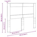 Casa si Gradina - Mobilier - Paturi si accesorii - Accesorii paturi - Tablie de pat 200 cm din lemn masiv de salcam, mărime 200x1.5x80 cm - Infinity.ro