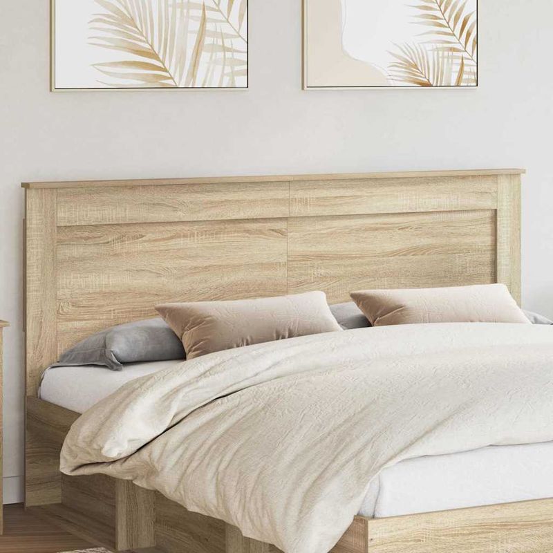 Casa si Gradina - Mobilier - Paturi si accesorii - Accesorii paturi - Tablie de pat cu LED, alb, 180x5x118/128 cm, piele ecologica - Infinity.ro