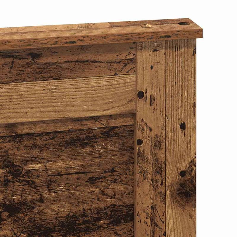 Casa si Gradina - Mobilier - Paturi si accesorii - Accesorii paturi - Tablie de pat cu aripioare negru 183x16x78/88cm piele ecologica - Infinity.ro