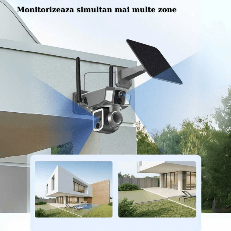 Casa si Gradina - Electrice - Smart Home - Camere de supraveghere - Camera Supraveghere Ultra HD, Conexiune Wi-Fi sau SIM, Panou Solar, Detectie , Comunicare Bidirectionala, Night Vision - Infinity.ro