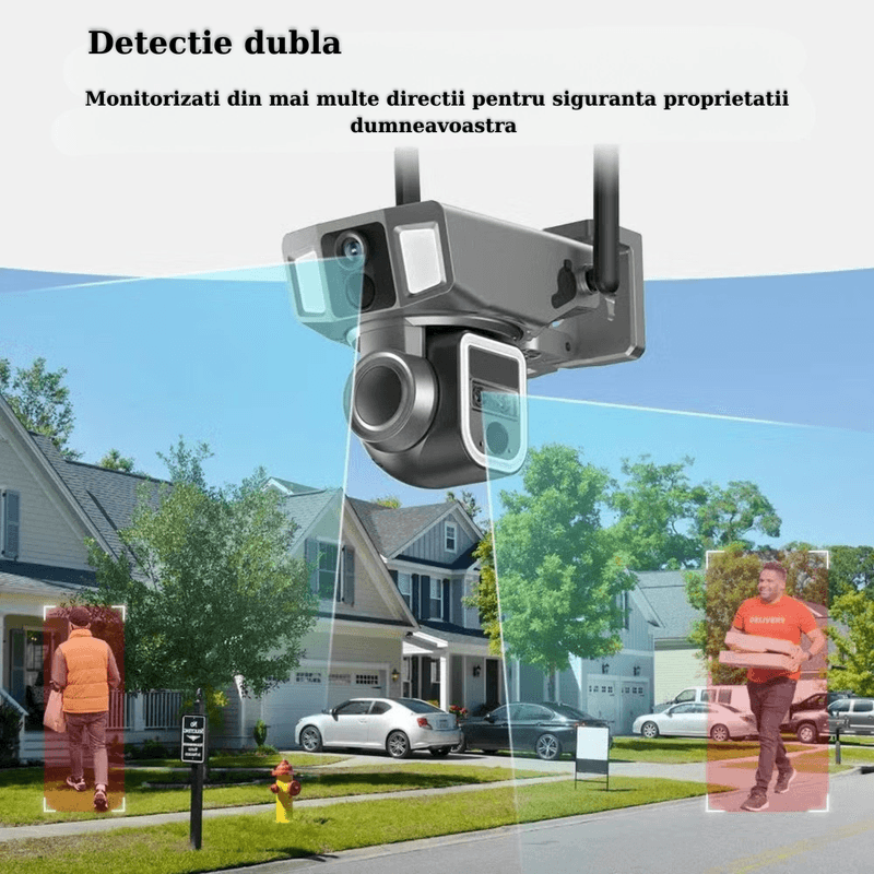 Casa si Gradina - Electrice - Smart Home - Camere de supraveghere - Camera Supraveghere Ultra HD, Conexiune Wi-Fi sau SIM, Panou Solar, Detectie , Comunicare Bidirectionala, Night Vision - Infinity.ro