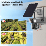 Casa si Gradina - Electrice - Smart Home - Camere de supraveghere - Camera Supraveghere Ultra HD, Conexiune Wi-Fi sau SIM, Panou Solar, Detectie , Comunicare Bidirectionala, Night Vision - Infinity.ro