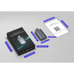 Auto si Moto - Electronice auto - Multimedia auto - Adaptor wireless CarPlay & Android Auto 2-in-1 ZYTEQ®️ PL2, iOS 10+/Android 11+, WiFi 5GHz, Plug-and-Play, gri - Infinity.ro