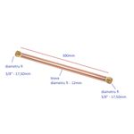 Casa si Gradina - Electrice - Echipamente electrice - Accesorii compresoare - Teava racord cap compresor aer la supapa sens compresor filet 17.5mm SPC.T10, 1000 - Infinity.ro