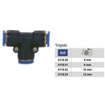 Casa si Gradina - Constructii - Scule profesionale - Scule pneumatice - Conector tip T PE 12mm MA0118.03 - Infinity.ro